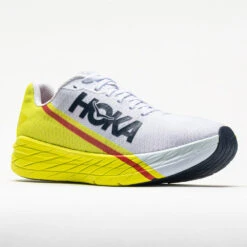 Hoka One One Rocket X Unisex White/Evening Primrose -On Shop 046959 5