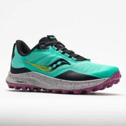 Saucony Peregrine 12 Women's Cool Mint/Acid -On Shop 048046 5