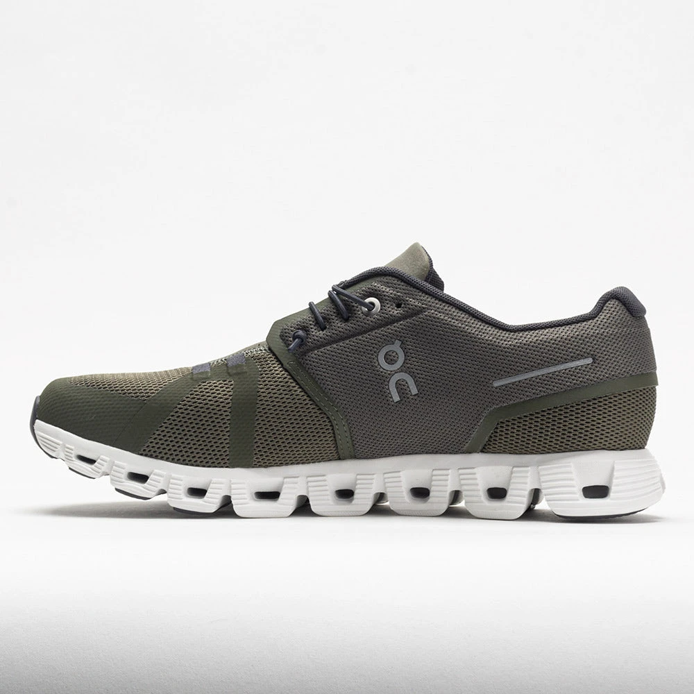On Running On Cloud 5 Men's Olive/White 4 On Running On Cloud 5 Men's Olive/White - Image 2