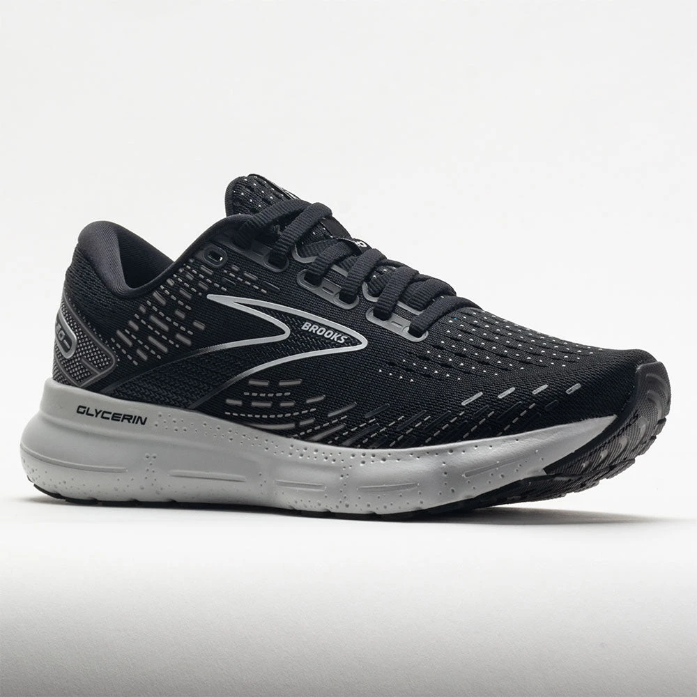 Brooks Glycerin 20 Women's Black/White/Alloy 8 Brooks Glycerin 20 Women's Black/White/Alloy - Image 6