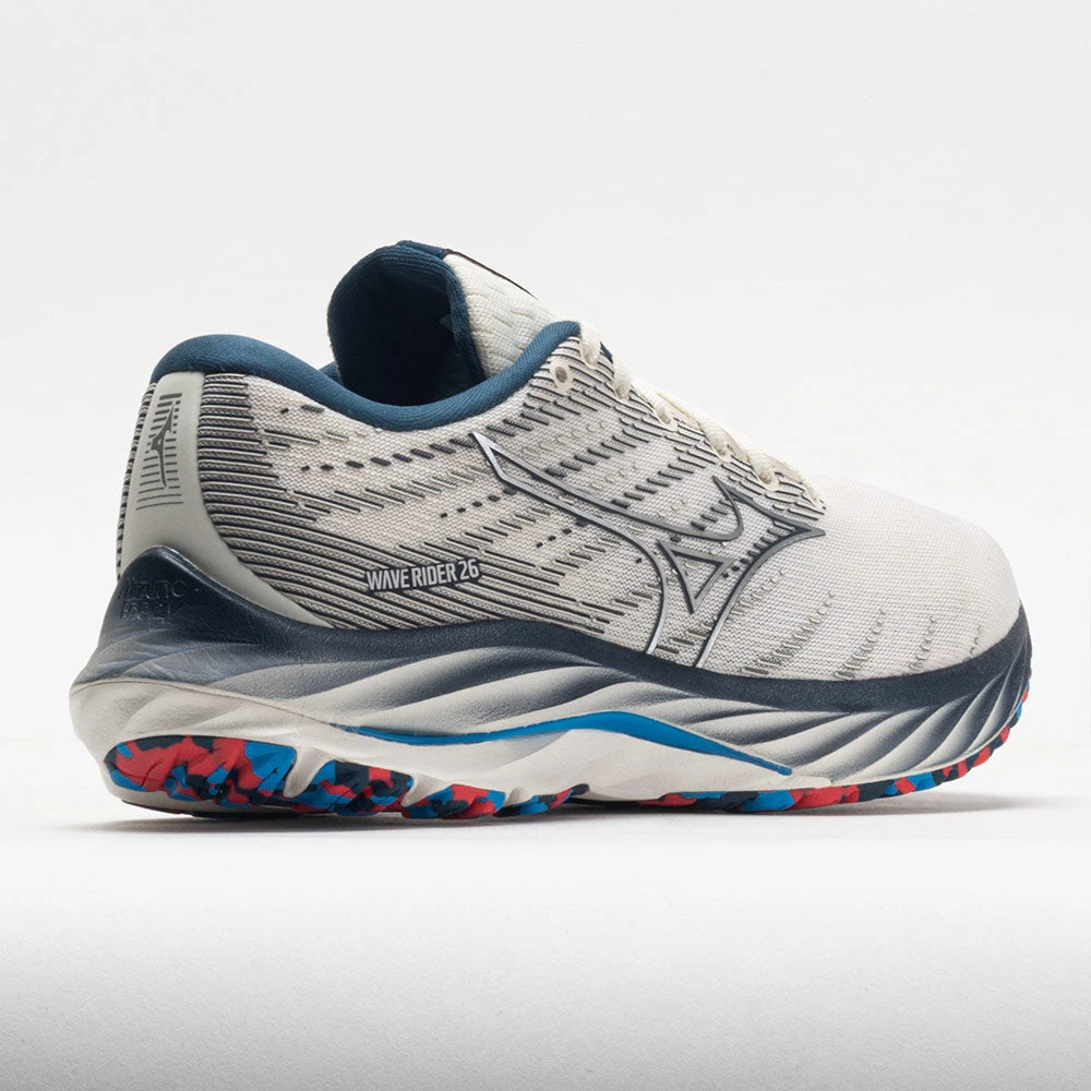 Mizuno Wave Rider 26 Mesh Women's Snow White/Silver 7 Mizuno Wave Rider 26 Mesh Women's Snow White/Silver - Image 5