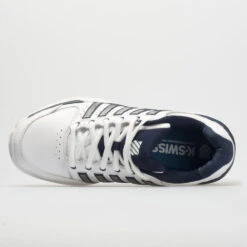 K-Swiss Hypercourt Express Leather Men's White/Navy/Silver -On Shop 113347 2