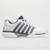 K-Swiss Hypercourt Express Leather Men's White/Navy/Silver -On Shop 113347 3