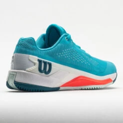 Wilson Rush Pro 4.0 Women's Scuba Blue/White/Fiery Coral -On Shop 116940 6