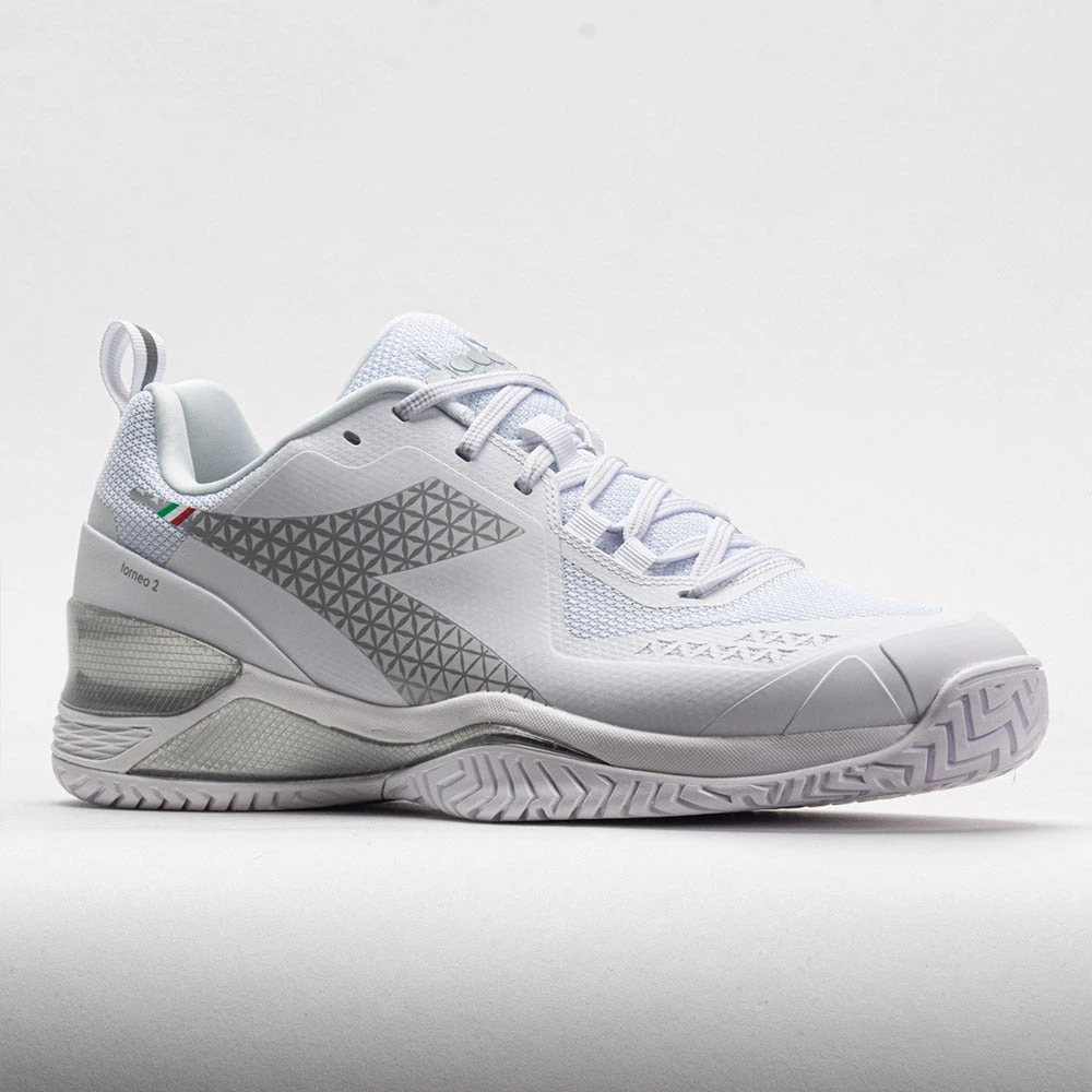 Diadora Blushield Torneo 2 AG Men's White/White/White 7 Diadora Blushield Torneo 2 AG Men's White/White/White - Image 5