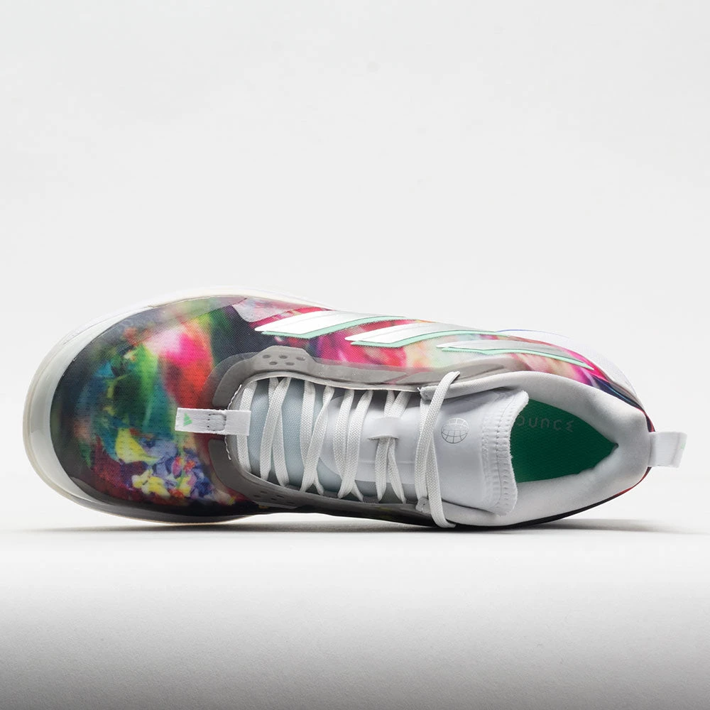 Adidas AvaCourt Women's White/Silver Metallic/Pulse Mint 5 Adidas AvaCourt Women's White/Silver Metallic/Pulse Mint - Image 3