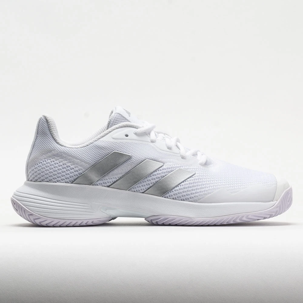 Adidas CourtJam Control Women's White/Silver Metallic/White 3 Adidas CourtJam Control Women's White/Silver Metallic/White