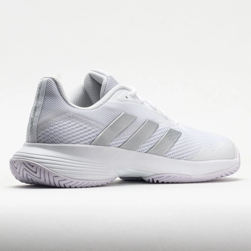 Adidas CourtJam Control Women's White/Silver Metallic/White 8 Adidas CourtJam Control Women's White/Silver Metallic/White - Image 6