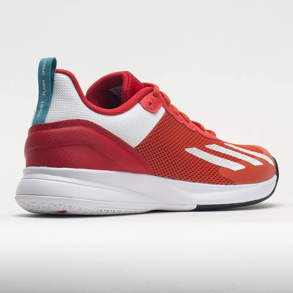 Adidas CourtFlash Speed Men's Preloved REd/White/Black 8 Adidas CourtFlash Speed Men's Preloved REd/White/Black - Image 6
