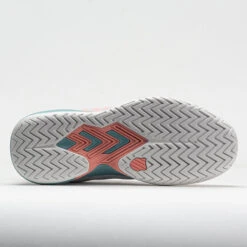 K-Swiss Ultrashot Team Women's Blanc De Blanc/Nile Blue/Desert Flower -On Shop 117136 4