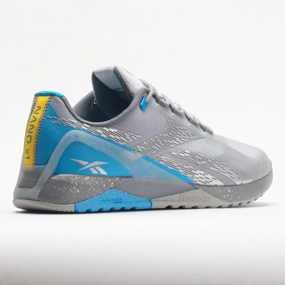 Reebok Nano X1 ADV Men's Pure Grey/Pure Grey/Bright Cyan 8 Reebok Nano X1 ADV Men's Pure Grey/Pure Grey/Bright Cyan - Image 6