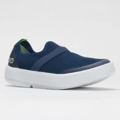 OOFOS OOmg Low Women's White/Navy -On Shop 631140 5