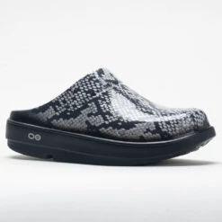 OOFOS OOcloog Limited Women's Black/Snakeskin -On Shop 631220 5